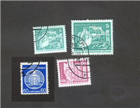  4 عدد تمبر کشور آلمان