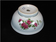  کاسه چینی قدیمی گل سرخی دورو گل