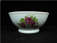  کاسه چینی قدیمی گل سرخی گل درشت