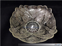  ظرف میوه خوری بلور قدیمی طرح کمیاب 