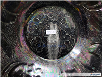  ظرف میوه خوری بلور قدیمی زنگاری سالم