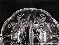  دیس میوه خوری بلوری ضخیم طرح گل