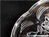  دیس میوه خوری بلوری ضخیم طرح گل