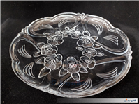  دیس میوه خوری بلوری ضخیم طرح گل