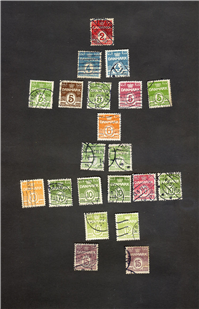  21 عدد تمبر مربوط به کشور دانمارک