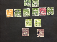  21 عدد تمبر مربوط به کشور دانمارک