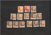  14 عدد تمبر مربوط به کشور دانمارک