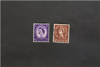  2 عدد تمبر جوانی الیزابت