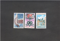  3 عدد تمبر مربوط به کشور فرانسه