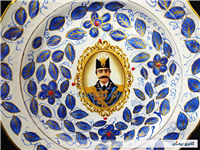 دیوارکوب شاه عباسی قلم آبی کوره پخت