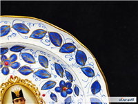 دیوارکوب شاه عباسی قلم آبی کوره پخت