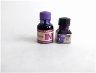  2 عدد قوطی بسیار قدیمی جوهر رنگ بنفش