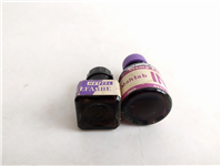  2 عدد قوطی بسیار قدیمی جوهر رنگ بنفش