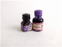  2 عدد قوطی بسیار قدیمی جوهر رنگ بنفش