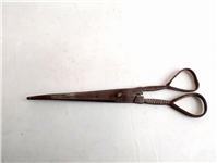  قیچی فولادی دست ساز قاجاری با دسته خاص