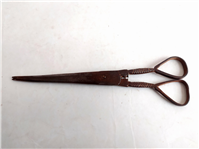  قیچی فولادی دست ساز قاجاری با دسته خاص