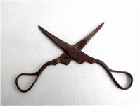  قیچی فولادی دست ساز قاجاری