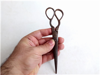  قیچی عملدار فولادی قاجاری کاردست 