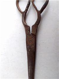  قیچی عملدار فولادی قاجاری کاردست 