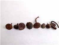  12 عدد گل میخ و ابزار ریز فولادی دست ساز