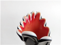  گلدان شیشه ای سه پوست دستساز کمیاب 