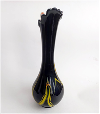  گلدان شیشه ای سه پوست دستساز کمیاب 