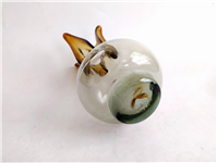  گلدان شیشه ای دستساز خوشرنگ قدیمی