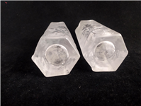  جفت گلدان شیشهای برگ افرا بسیار ضخیم 