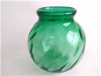  گلدان شیشه ای بسیار زیبا و دستساز سبز 