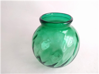  گلدان شیشه ای بسیار زیبا و دستساز سبز 