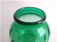  گلدان شیشه ای بسیار زیبا و دستساز سبز 