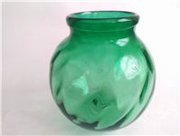  گلدان شیشه ای بسیار زیبا و دستساز سبز 