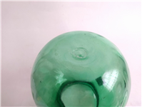  گلدان شیشه ای بسیار زیبا و دستساز سبز 