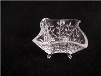  قندان شیشه ای بدون درب طرح برگ 