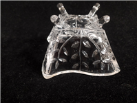  قندان شیشه ای بدون درب طرح برگ 