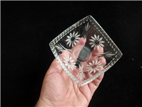 قندان شیشه ای بدون درب طرح لوزی