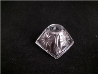 قندان شیشه ای بدون درب طرح لوزی