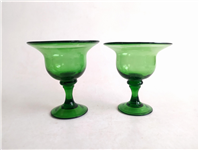 جفت جام قدیمی دست ساز سبز
