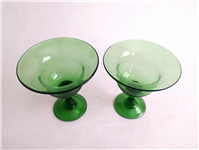 جفت جام قدیمی دست ساز سبز