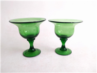 جفت جام قدیمی دست ساز سبز