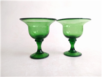 جفت جام قدیمی دست ساز سبز