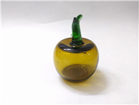 سیب زرد شیشه ای دستساز قدیمی بسیار زیبا 