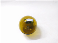 سیب زرد شیشه ای دستساز قدیمی بسیار زیبا 