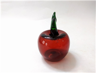  سیب قرمز شیشه ای دستساز قدیمی بسیار زیبا 