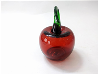  سیب قرمز شیشه ای دستساز قدیمی بسیار زیبا 