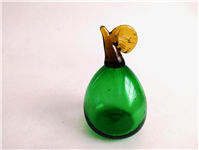  گلابی شیشه ای دست ساز قدیمی خوشرنگ 