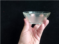  1عدد کاسه بلور قدیمی مات و براق