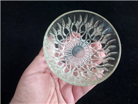  2عدد کاسه قدیمی بلوری طرح دار