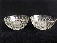  2عدد کاسه قدیمی بلوری طرح دار