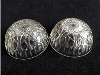  2عدد کاسه قدیمی بلوری طرح دار